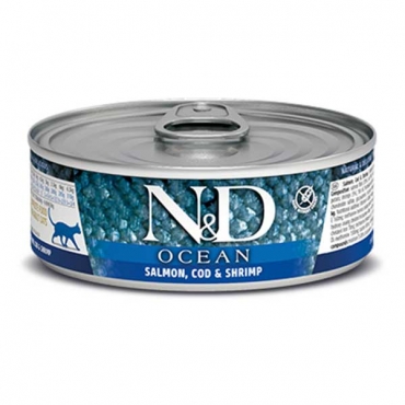 N&D Cat Ocean Salmon, Cod&Shrimp